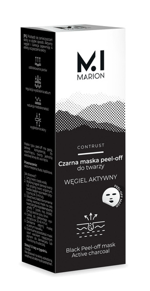 MARION Detox czarna maska peel-off 25g