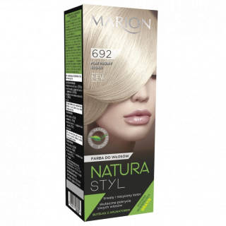 Marion Natura Styl farba do włosów 692 Platynowy Blond 80ml + odżywka 10ml