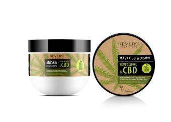 Maska do włosów z naturalnym olejem konopnym z CBD 250ML