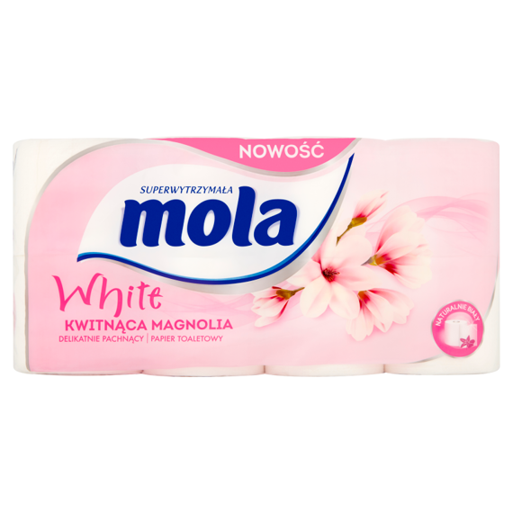 Mola White Kwitnąca Magnolia Papier toaletowy 8 rolek