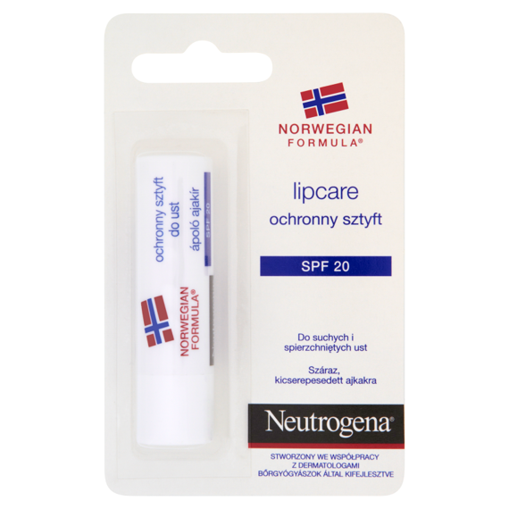 NEUTROGENA Formuła Norweska Ochronny sztyft SPF 20 do ust 4,8 g