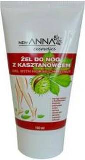 NEW ANNA COSMETICS Żel do Nóg z Kasztanowcem 150 ml