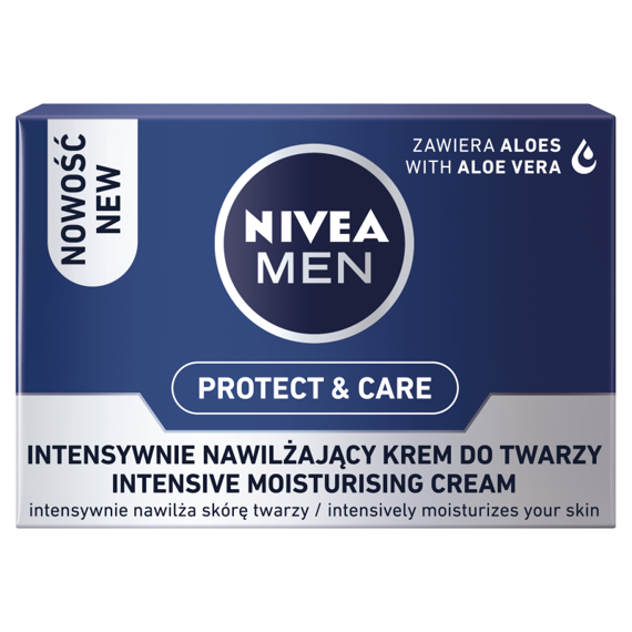 NIVEA MEN Protect & Care Krem do twarzy intensywnie nawilżający 50 ml