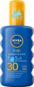 NIVEA Sun Kids Nawilżający spray ochronny na słońce SPF 30 200 ml