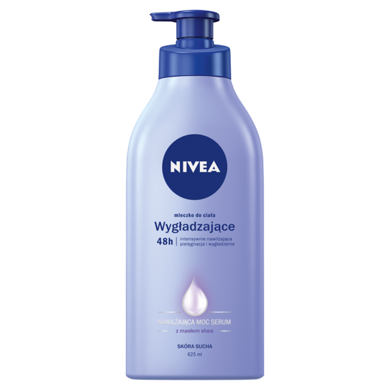 NIVEA Wygładzające mleczko do ciała z pompką 625 ml