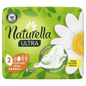 Naturella Ultra Normal Plus Podpaski ze skrzydełkami 9 szt