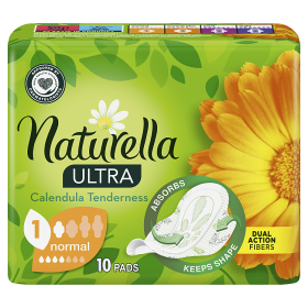 Naturella Ultra Normal Size 1 Podpaski ze skrzydełkami x10 l Calendula 