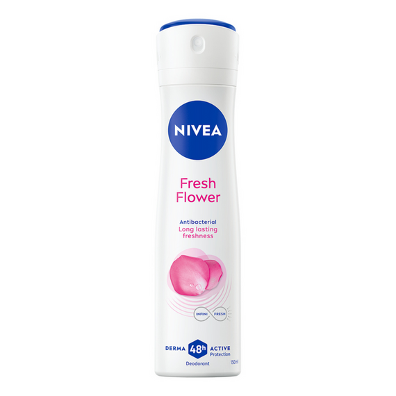 Nivea Fresh Flower 0% soli aluminium dezodorant 150 ml