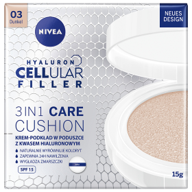Nivea Hyaluron Cellular Filler Krem-podkład w poduszce kolor ciemny 15 ml