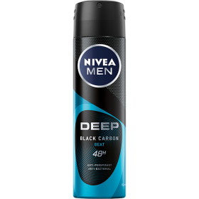 Nivea MEN Deep Beat Black Carbon Antyperspirant Spray 150ml