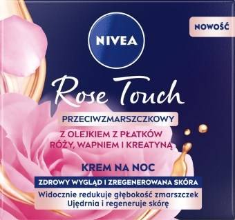 Nivea Rose Touch Przeciwzmarszczkowy Krem NA NOC 50 ml