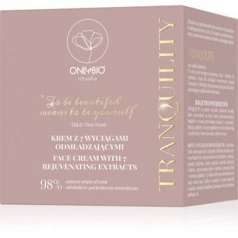 ONLYBIO Ritualia TRANQUILITY Krem do twarzy z 7 wyciągami odmładzającymi 50 ml