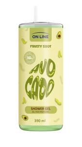 On Line Fruity Shot Odświeżający Żel Pod Prysznic Avokado Witamina E 390ml