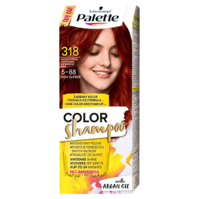 Palette Color Shampoo Szampon koloryzujący do włosów 318 (5-88) rubinowa czerwień