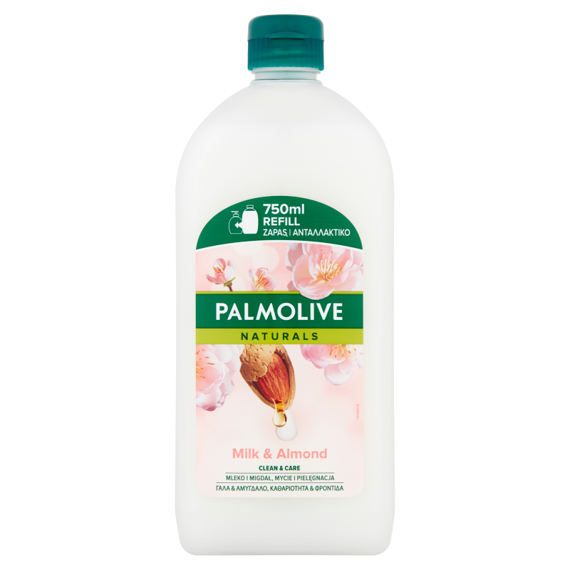 Palmolive Naturals Milk & Almond Mydło w płynie do rąk zapas 750 ml