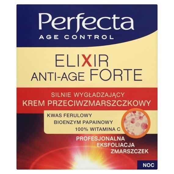 Perfecta Age Control Elixir Anti-Age Forte Krem przeciwzmarszczkowy na noc 50ml