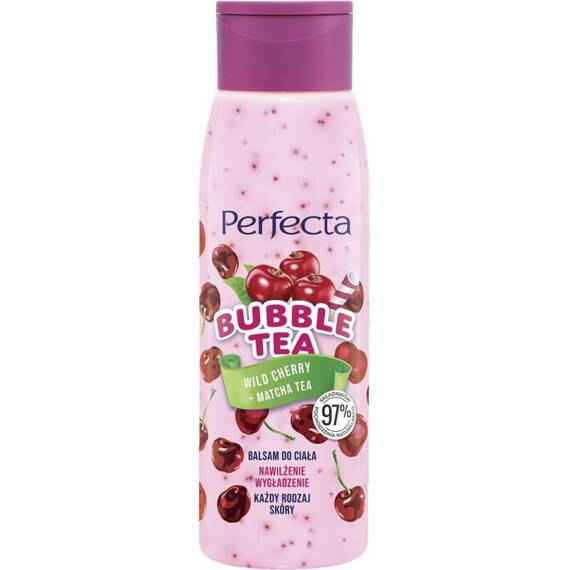 Perfecta Bubble Tea Balsam do ciała Wild Cherry & Matcha Tea 400 ml