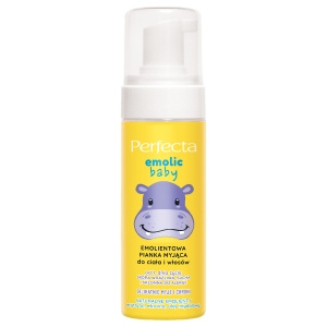 Perfecta Emolic Baby Emolientowa pianka myjąca do ciała i włosów 160 ml