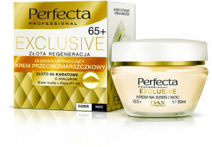 Perfecta Exclusive Złota Regeneracja Głęboko Liftingujący krem przeciwzmarszczkowy 65+ 50ml