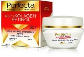 Perfecta Multi Kolagen Retinol SPF6 Krem Redukujący Zmarszczki Dzień/Noc 60+ 50ML