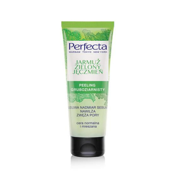 Perfecta Peeling gruboziarnisty Jarmuż i Zielony Jęczmień 75ml