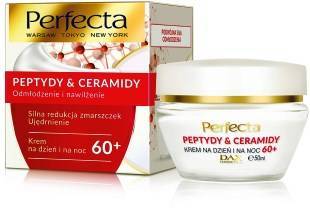 Perfecta Peptydy & Ceramidy 60+ krem do twarzy silna redukcja zmarszczek i ujędrnienie na dzień i na noc 50 ml