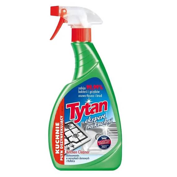 Płyn do mycia kuchni dezynfekujący Tytan ekspert w kuchni spray 500g