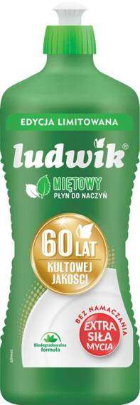 Płyn do mycia naczyń 925 g LUDWIK Miętowy EDYCJA LIMITOWANA