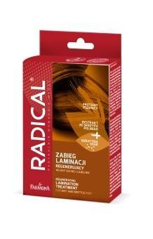 RADICAL Regenerujący zabieg laminacji włosów (maska 15ml, booster 15ml, serum 5ml)