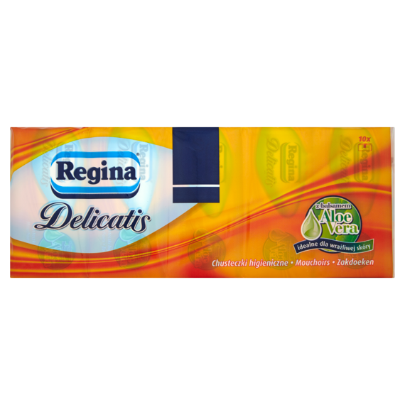 Regina Delicatis Aloe Vera Chusteczki higieniczne 10 x 9 sztuk