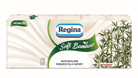 Regina Soft Bamboo Chusteczki higieniczne 10 x 9 sztuk