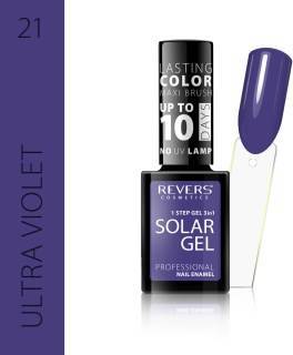 Revers Lakier do paznokci SOLAR GEL 21 efekt hybrydy 12 ml