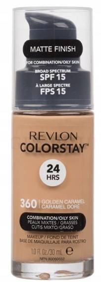Revlon Color Stay 360 Golden Caramel  podkład do twarzy C/O - dla cery mieszanej i tłustej (Combination/Oily)  30 ml
