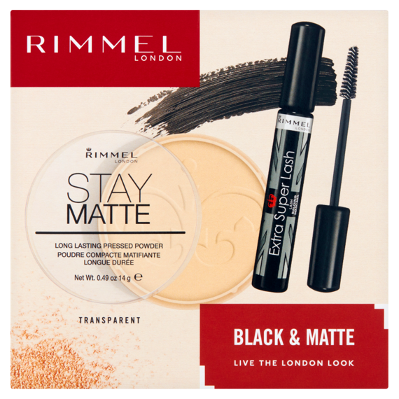 Rimmel London Black & Matte Zestaw kosmetyków dla kobiet