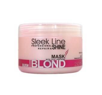 STAPIZ Sleek Line Blush Blond Mask maska do włosów blond z jedwabiem 250ml