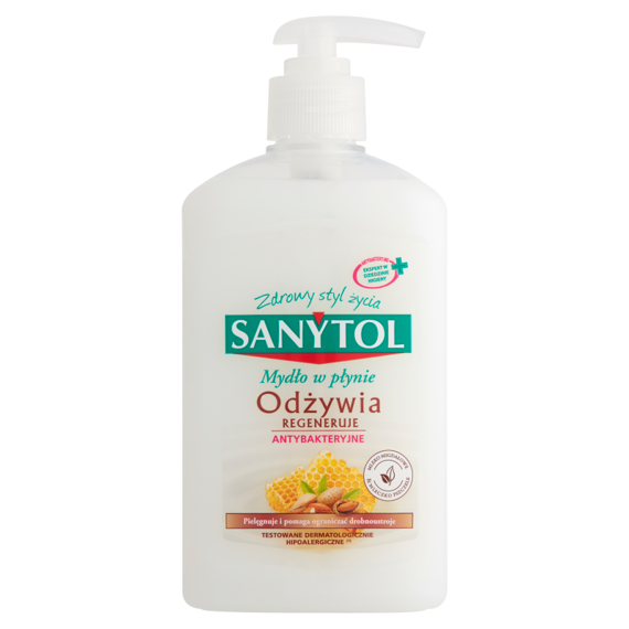 Sanytol Mydło w płynie odżywiające antybakteryjne 250 ml