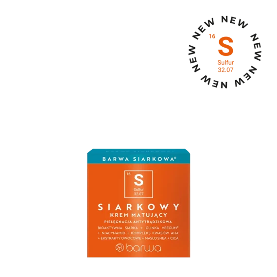 Siarkowy Krem Matujący Barwa Siarkowa 50 ml