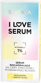 Soraya I LOVE SERUM Serum rozjaśniające do cery zmęczonej, pozbawionej blasku 30 ml