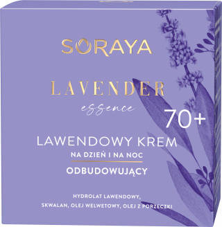 Soraya Lavender Essence Lawendowy odbudowujący 70+ 50 ml