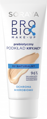 Soraya PROBIO MAKE-UP Prebiotyczny podkład kryjący, 02 naturalny