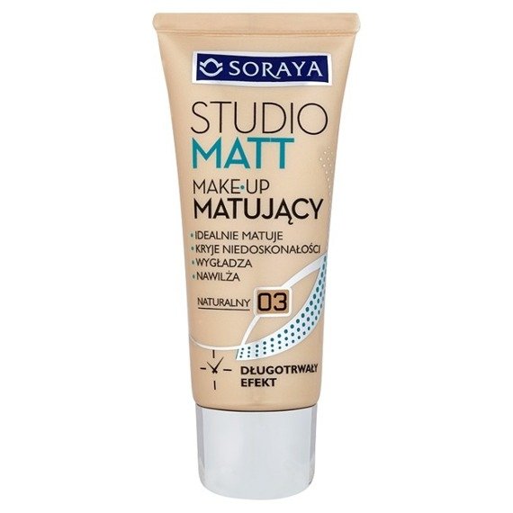Soraya Studio Matt Make-up matujący 03 naturalny 30ml