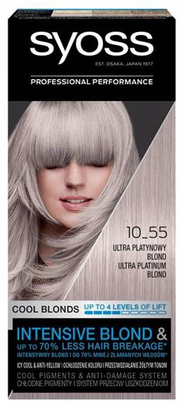 Syoss Blond Farba do włosów ultra platynowy blond 10-55