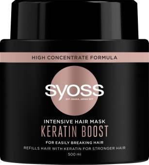 Syoss Keratin Intensywnie wzmacniająca maska do włosów łamliwych 500 ml