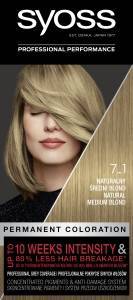 Syoss Permanent Coloration Farba Do Włosów Nr 7-1 Naturalny Średni Blond / Natural Medium Blonde