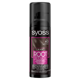 Syoss Root Retouch Zmywalny spray maskujący odrosty czerń 120 ml