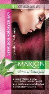 Szamponetka Marion saszetka szampon koloryzujący Ciemna Wiśnia 57