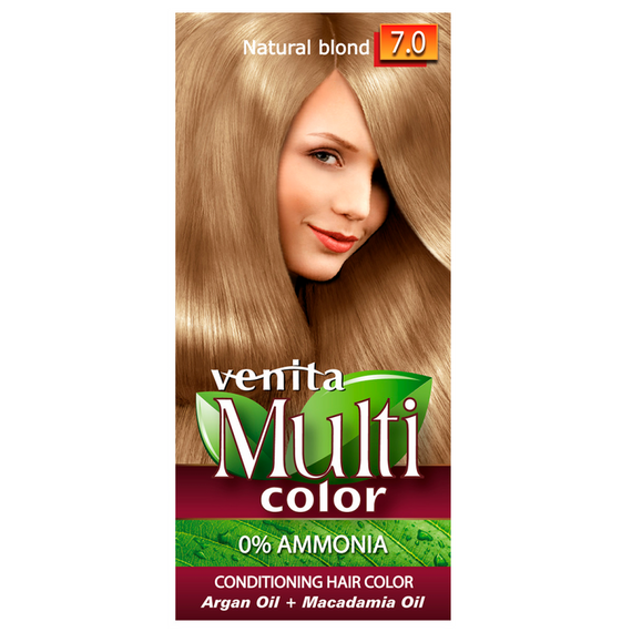 VENITA FARBA DO WŁOSÓW BEZ AMONIAKU 7.0 NATURALNY BLOND (NATURAL BLOND)