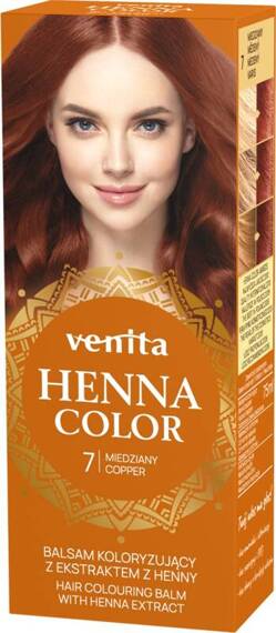 VENITA Henna Color balsam koloryzujący z ekstraktem z henny 7 Miedziany\ Cooper 75ml