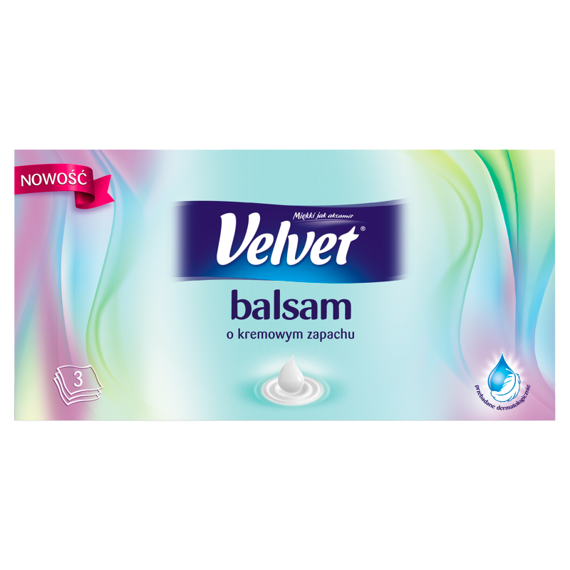 Velvet Balsam Chusteczki uniwersalne o kremowym zapachu 70 sztuk