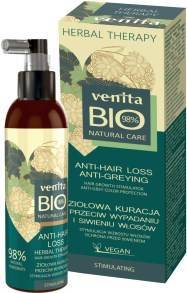 Venita Bio Natural Care Anti Hair Loss ziołowa kuracja przeciw wypadaniu i siwieniu włosów 200ml